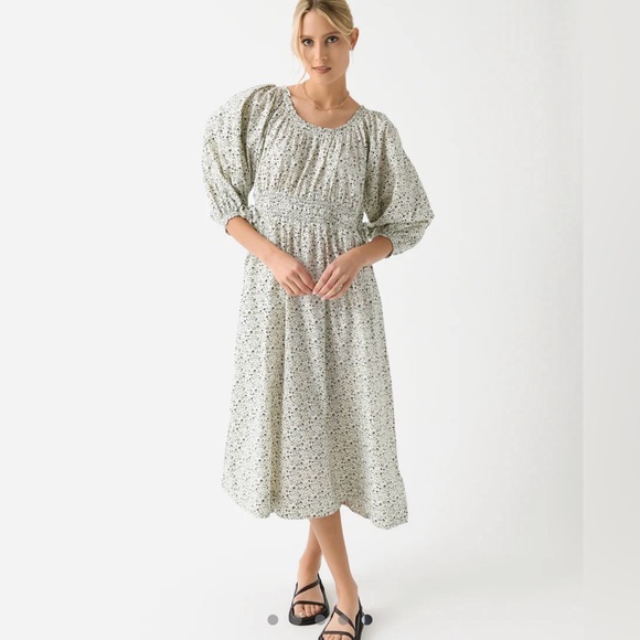 Skall Studio Dresses & Skirts - Skall Studio Carole Dress Bluebell Floral Organic Cotton Prairie Midi EU 36 EUC